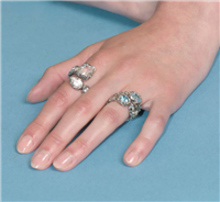 Anillo Maria e Luisa Jewels Mujer in Plata Prasiolite AA0154/V1/POG